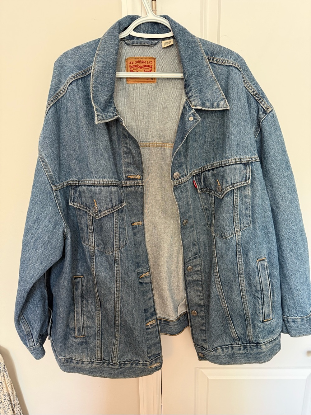 Levi's Light Blue Oversized Denim Jacket